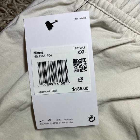 Nike Tech Woven Oversized Pants Mens Size 2XL Light Orewood HM7158-104 NEW - Picture 7 of 14